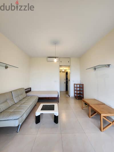 Tabarja | Furnished/Equipped 45m² Chalet | Panoramic Sea View