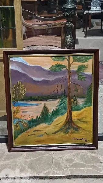 لوحة رسم زيتي اوروبية