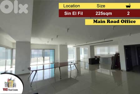 Sin El Fil 225m2 | Office | Prime Location | Street Building | AA AMK