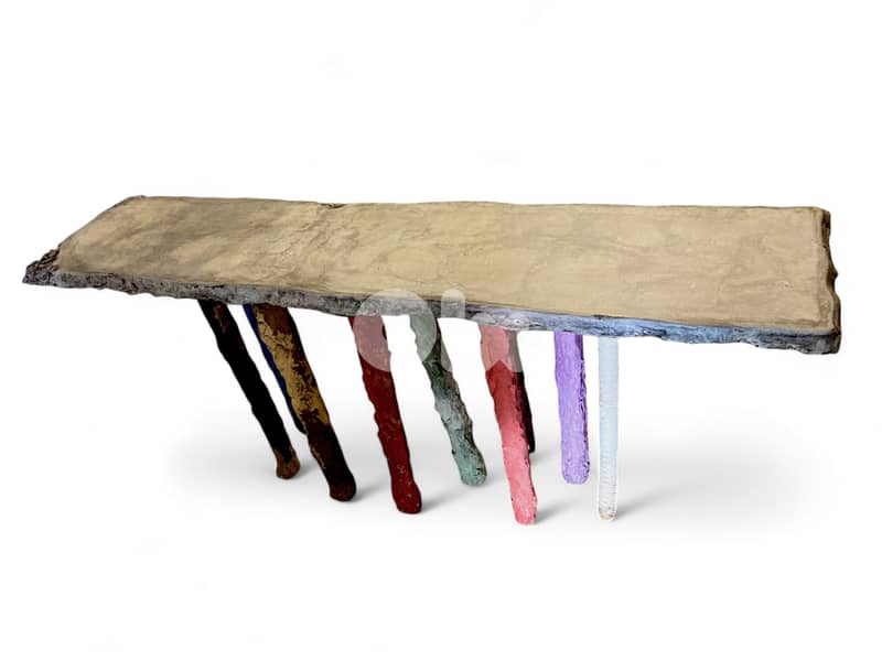 Concrete console table 0
