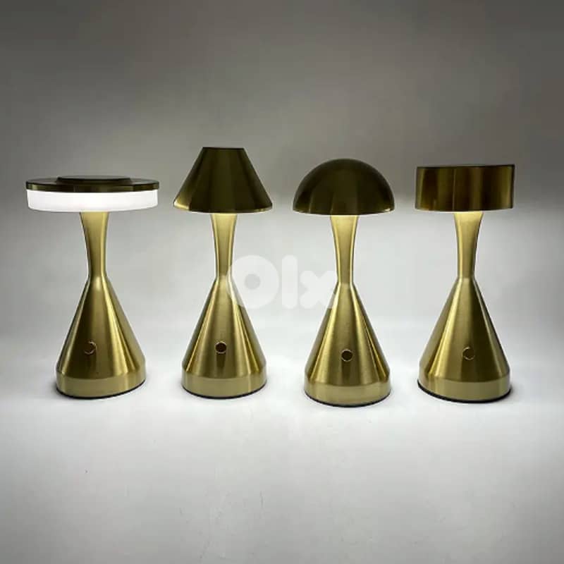Hourglass Table Lamp in Timeless Bronze with 3-Level Brightness 4