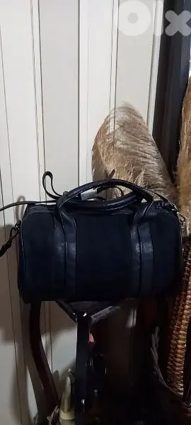 شنطة قماش وجلد جديدة