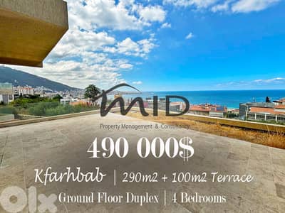 Kfarhbab | Brand New 390m² Duplex | Terrace | Open View | High End Apt