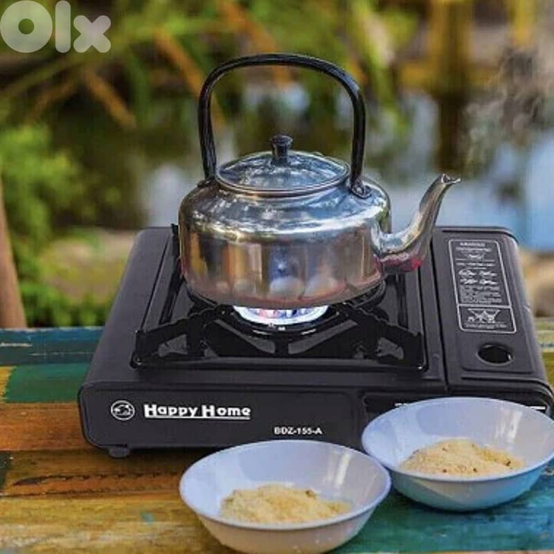 Portable Gas Stove for Camping with Carry Case & Heat Control 4