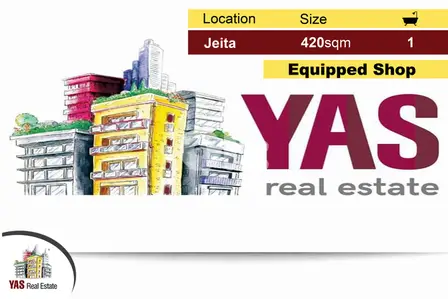 Jeita 420m2 Shop | 2 Floors | Main Highway | Fully Equipped | WA |
