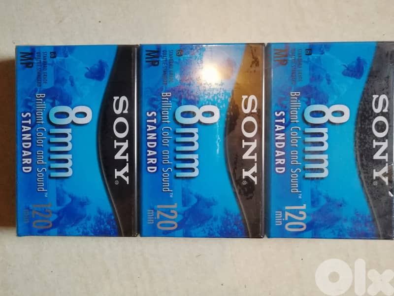 8mm camera cassettes new sealed 10$ each cassette 0