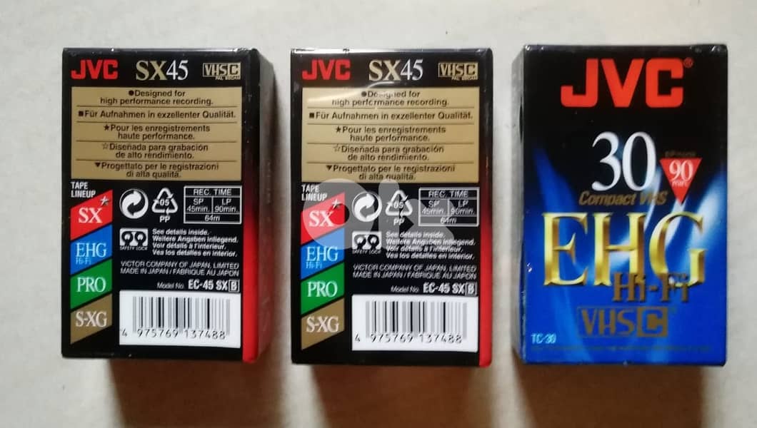 compact vhs new sealed or used camcorder cassette starting 4$ 2