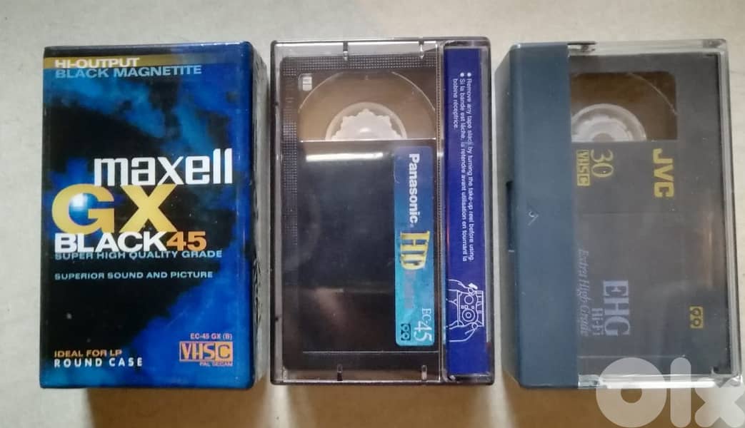 compact vhs new sealed or used camcorder cassette starting 4$ 4