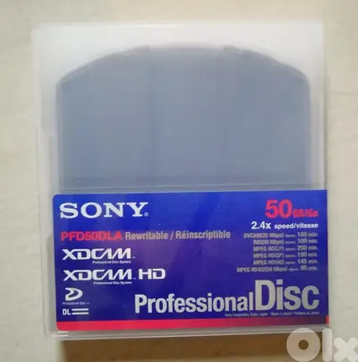 Sony XDCAM 50GB Dual Layer Professional Disc