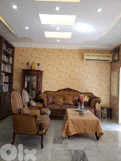 Decorated apartment for sale in Khalde with 100 Sqm Terrace