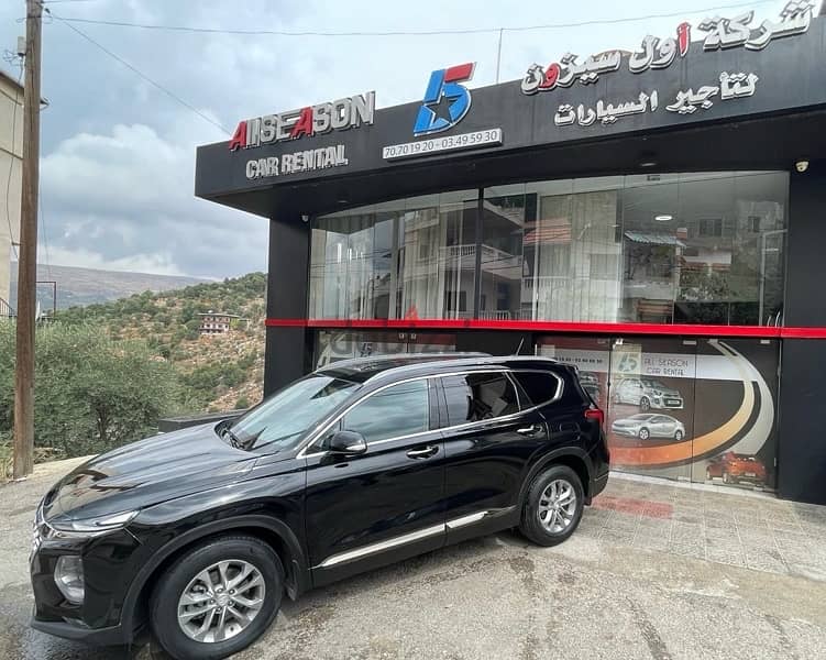 Hyundai SANTA FA 2020 V6 7 seaters for rent (minimum 10 days) 0
