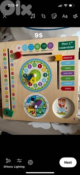 educatif wooden ABC 123 toys, mon 1er calendrier 0