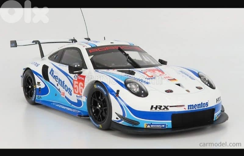 Porsche 911 RSR Team Project (LM 24h 2020) diecast car model 1;18. 3