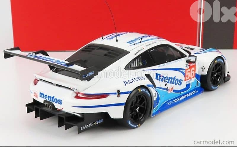 Porsche 911 RSR Team Project (LM 24h 2020) diecast car model 1;18. 4