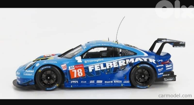 Porsche 911 RSR (Team Proton LM 24h 2020) diecast car model 1;18. 1