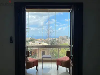 Furnished apartment with greenery views in Bsalim.