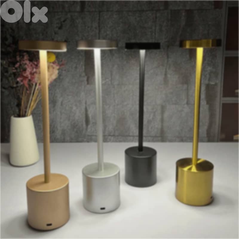 Modern Aluminum Table Lamp – Cordless Design with Dimmable Lighting 9