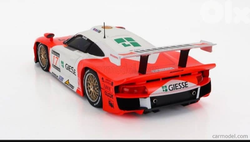 Porsche 911 GT1 (1997 FIA GT1 Championship) diecast model 1;18. 2