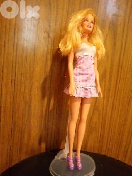Barbie Glitz dressed beautiful As new Mattel doll unflex legs+Shoes=18 5