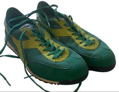 diadora green shoes size 40-41