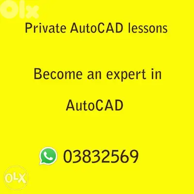 Private AutoCAD lessons