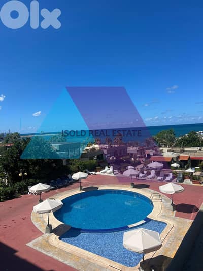 Decorated 90m2 Chalet+terrace+pool+Seaview for sale in Kaslik - كسليك