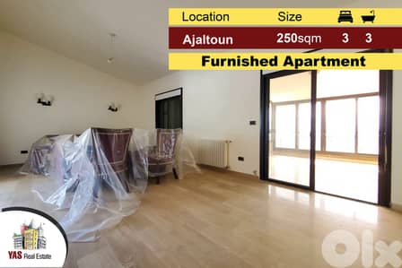 Ajaltoun 250m2 | Luxury Furnished Apartment | Panoramic View |