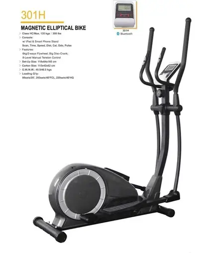 Magnetic elleptical bike 301H