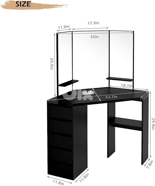mirror and dresser 1