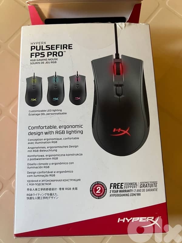 Hyperx Gaming Mouse Pulsefire FPS Pro 2