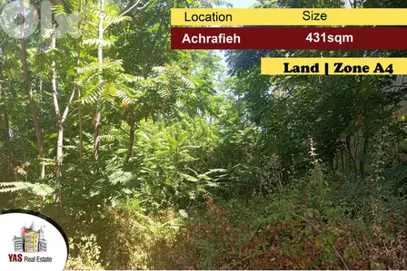 Achrafieh 461m2 | Land | Zone A4 | Dead End Street | PA |