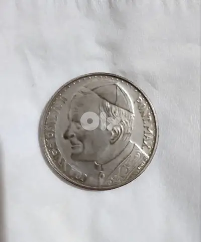Pope Jean Paul II Memorial Silver Plated Coin
