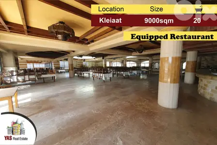Kleiaat 9000m2 | Furnished & Equipped Restaurant | View | KH |