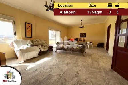 Ajaltoun 175m2 | Well Maintained | Calm Street | Prime Location|TO/EH|