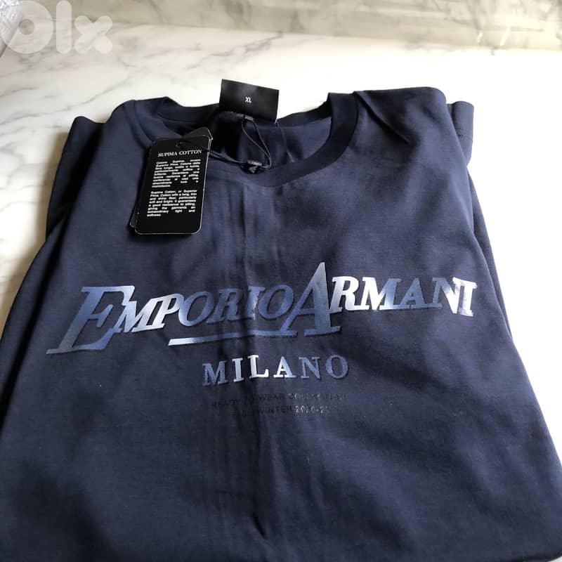 Emporio Armani Dark Blue Tshirt - XL 0
