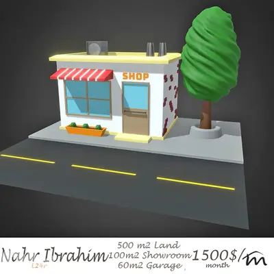 Nahr Ibrahim | 500m² Outdoor Area + 100m² Showroom + 60m² Warehouse