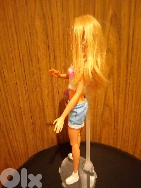 Barbie TRAINS Small TYGRE Mattel Great doll flexi legs+Outfit +Kickers 2