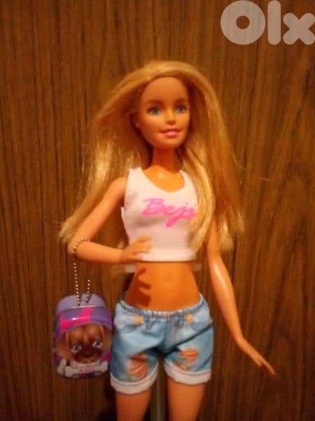 Barbie TRAINS Small TYGRE Mattel Great doll flexi legs+Outfit +Kickers 6