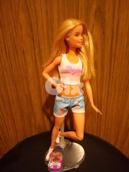 Barbie TRAINS Small TYGRE Mattel Great doll flexi legs+Outfit +Kickers 4