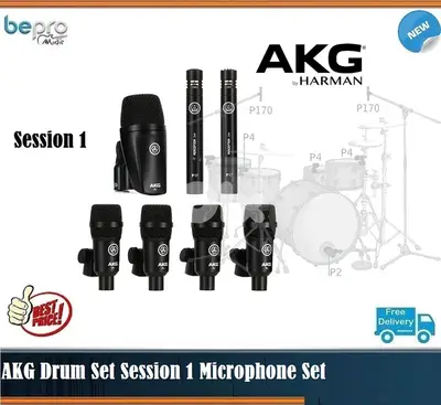 AKG Drum Set Session 1 Microphone Set
