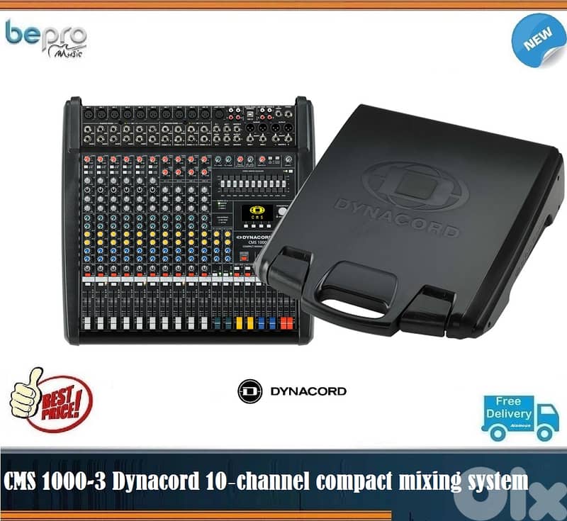 Dynacord CMS 1000-3  10‑channel compact mixing system 0