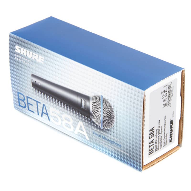 Shure Beta 58A Supercardioid Dynamic Vocal Microphone 1