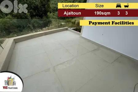 Ajaltoun 190m2 | 30m2 Garden | Prime Location | View | Luxurious | AC Ajaltoun 190m2 | 30m2 Garden | Prime Location | View | Luxurious | AC