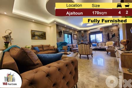 Ajaltoun 170m2 | Luxury | Prime Location | Furnished | Open View | TO Ajaltoun 170m2 | Luxury | Prime Location | Furnished | Open View | TO