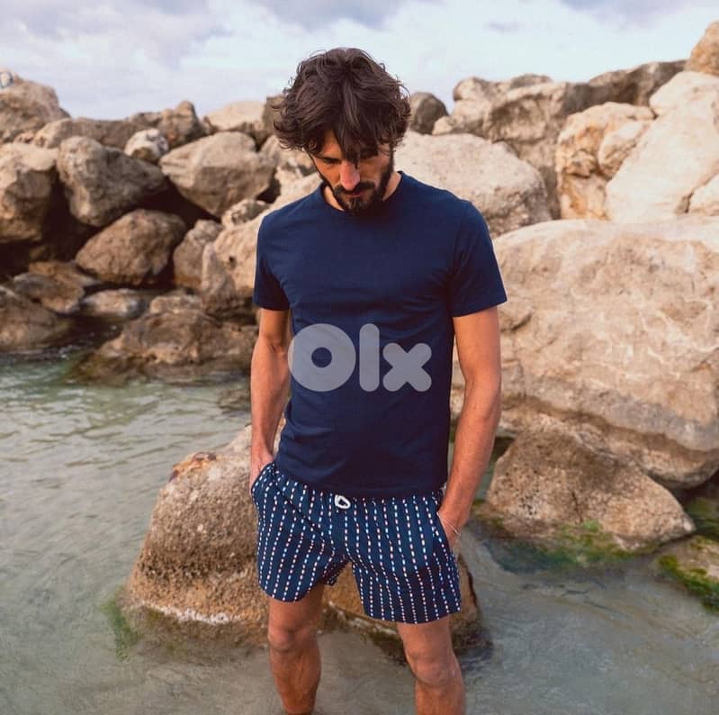 Celio Original Men's T-Shirt SUPIMA, (Navy Blue size L ) 35$ 1