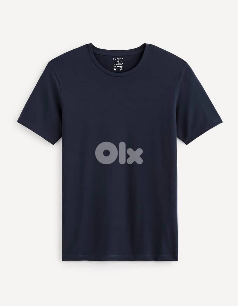 Celio Original Men's T-Shirt SUPIMA, (Navy Blue size L ) 35$ 3