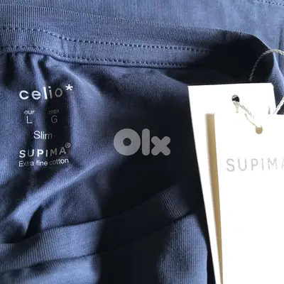 Celio Original Men's T-Shirt SUPIMA, (Navy Blue size L ) 35$