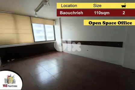 Baouchrieh 110m2 | Office | Open Space | Prime Location | AA |