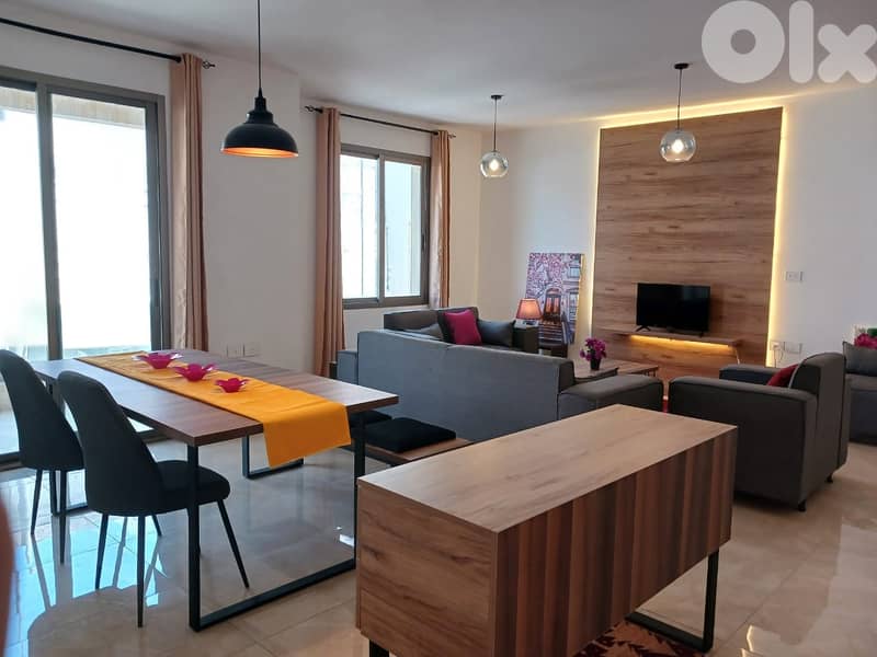 FULLY FURNISHED IN GEMMAYZEH PRIME (200SQ) 3 BEDROOMS , (ACR-728) 0