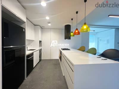 Shared Rooftop - Open Seaview Apartment For Rent in Achrafieh